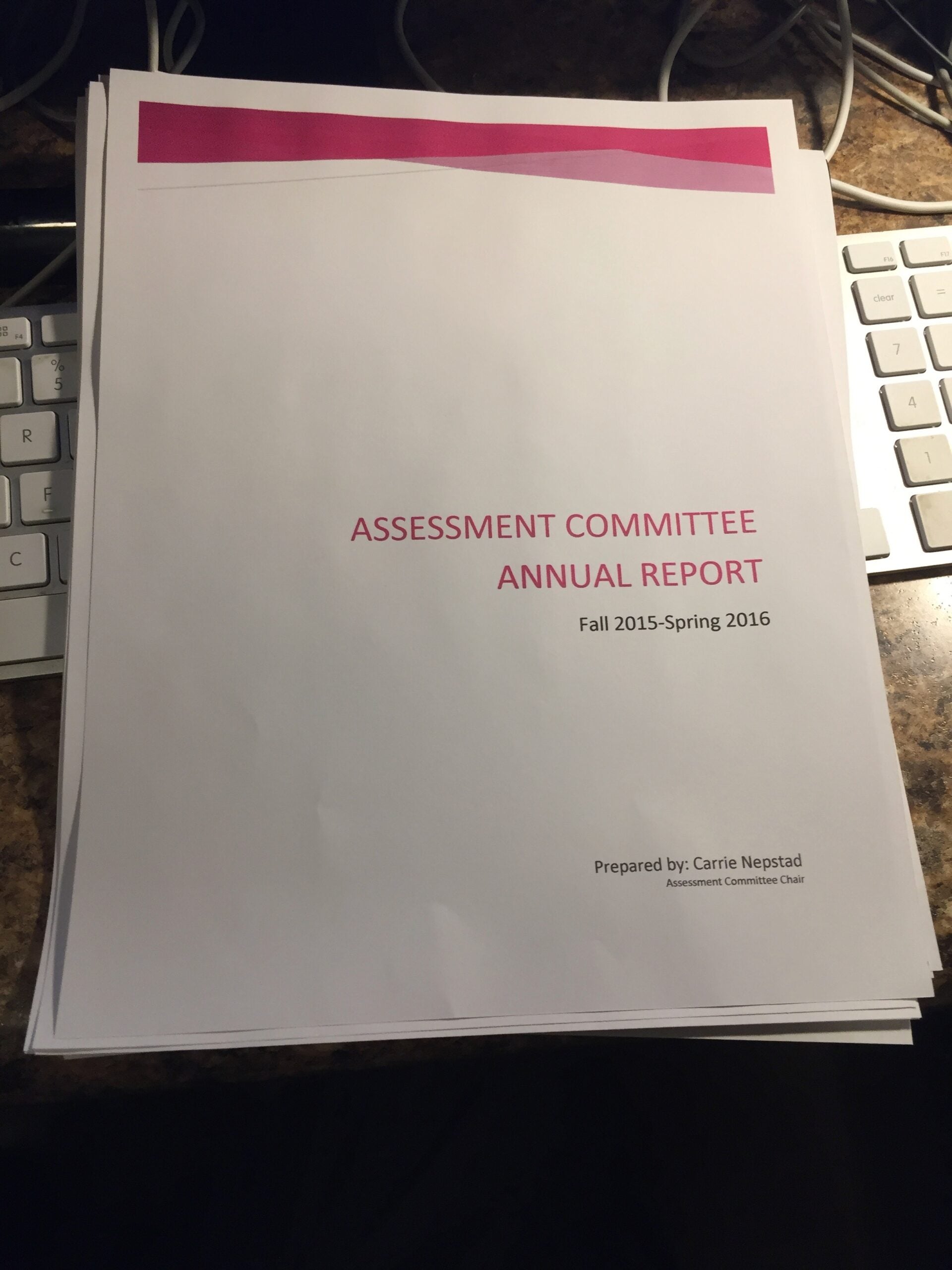 HWC Assessment Committee: Annual Reports