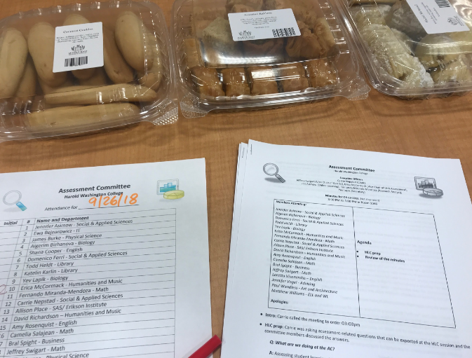 HWC Assessment Committee: Cocurricular Assessment